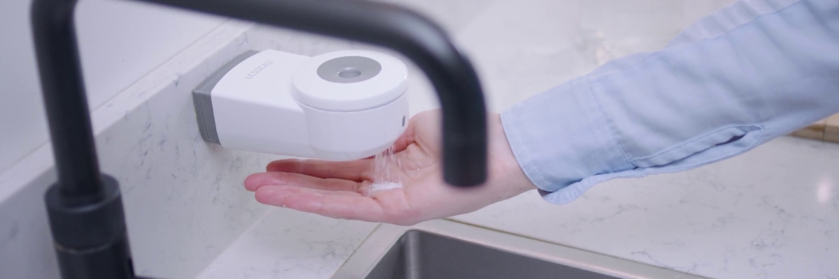 Lesseau zeepdispenser: Centre of Innovation - Facility Trade Group