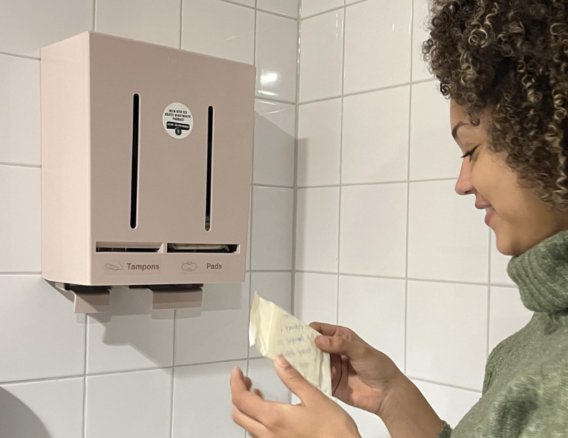 Dispensers_ Dispensers voor vrouwelijke hygiëneproducten