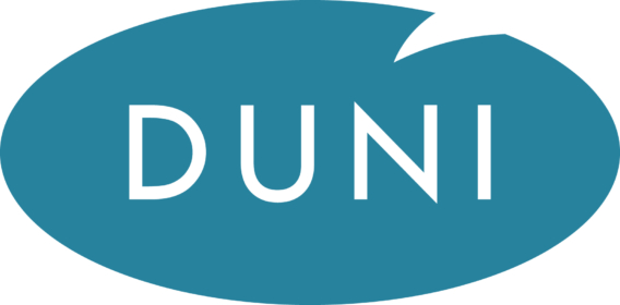Duni logo in blauw